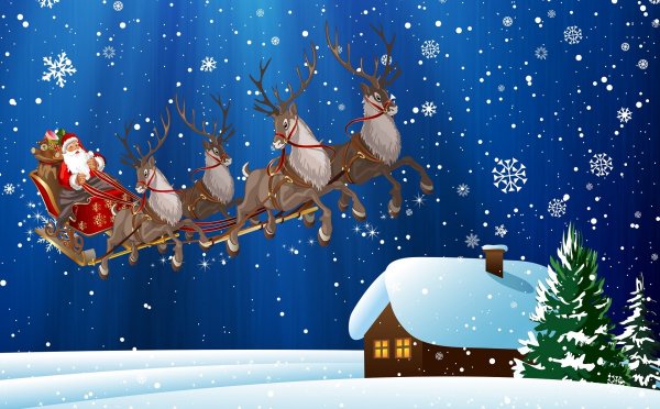 Новогодний олень