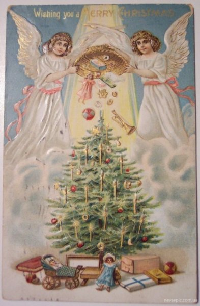 Американская Рождественская открытка