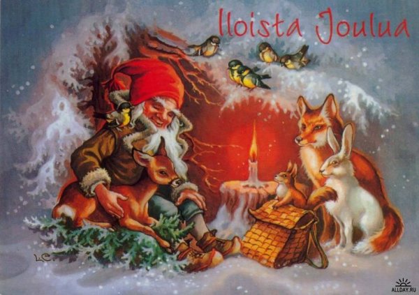 Финские Рождественские открытки