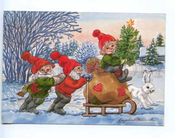 Финские Рождественские открытки