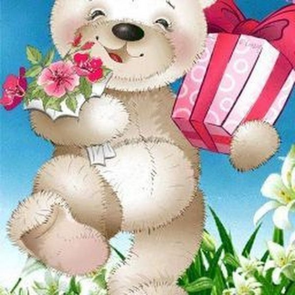 Блестящие открытки с днем рождения