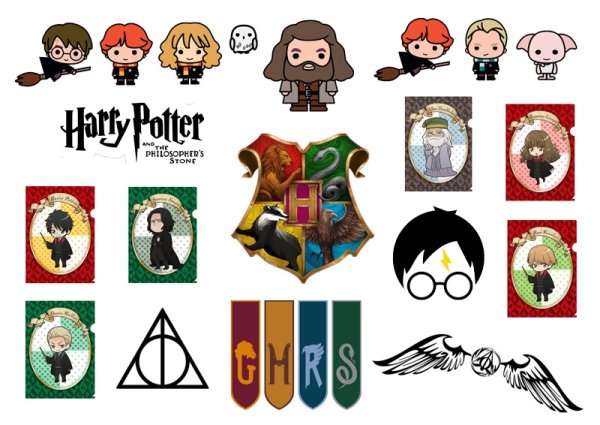 Наклейки Стикеры Гарри Поттер