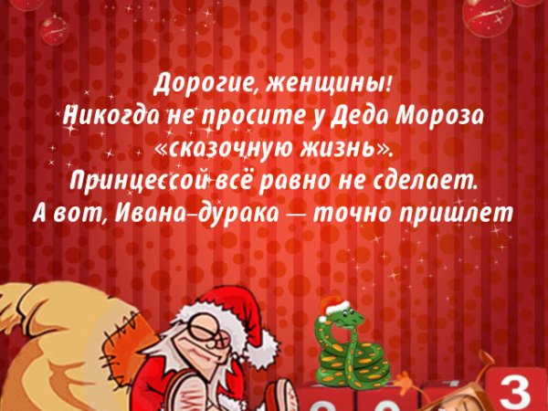 Приколы про новогодние праздники