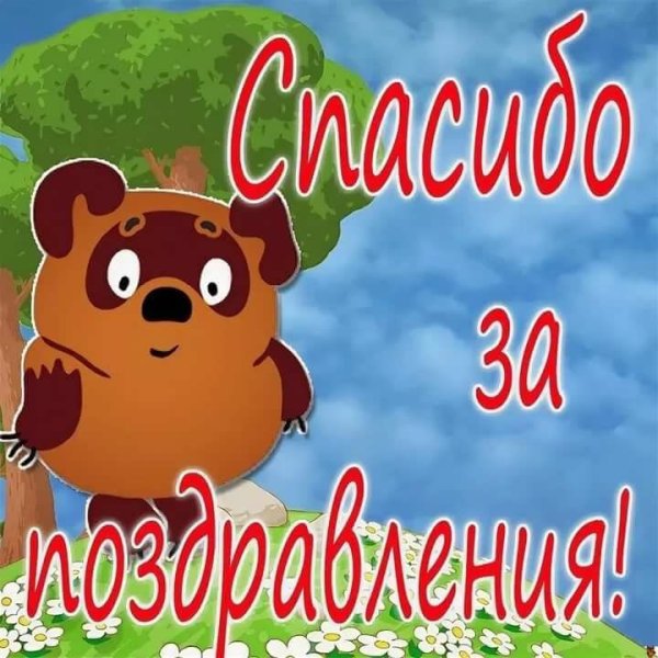 Благодарю за поздравления