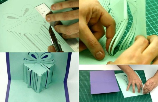 Объёмные открытки своими