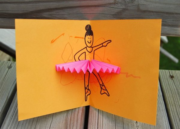 Прикольные открытки из бумаги