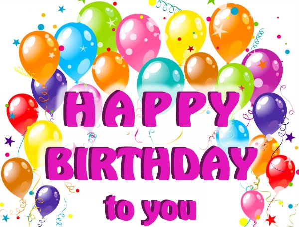 С днём рождения на английском