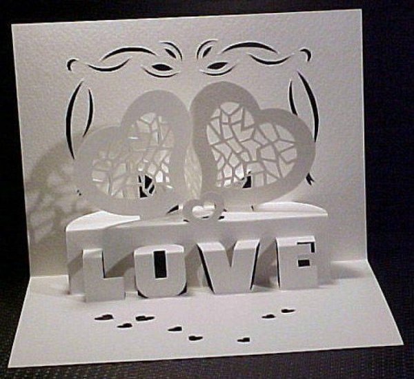 Киригами открытки