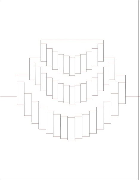 Трафареты для объемных открыток