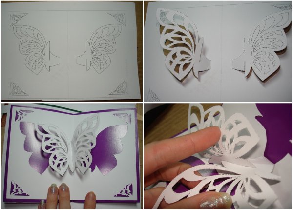 Объёмные открытки своими руками