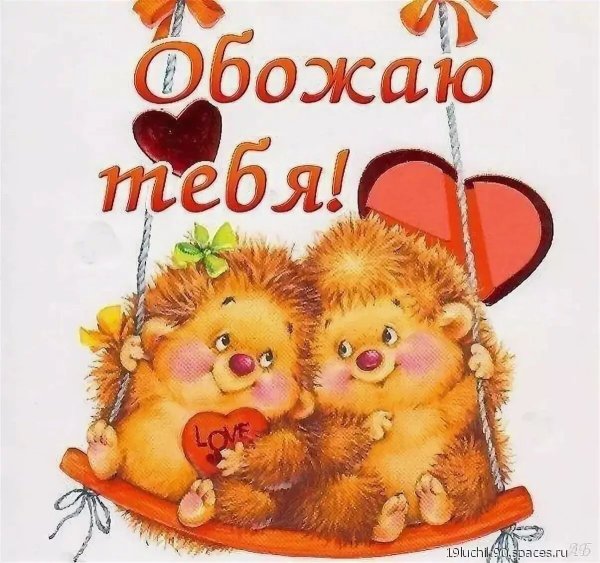 Обожаю тебя любимая