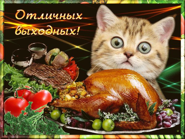 Хороших выходных