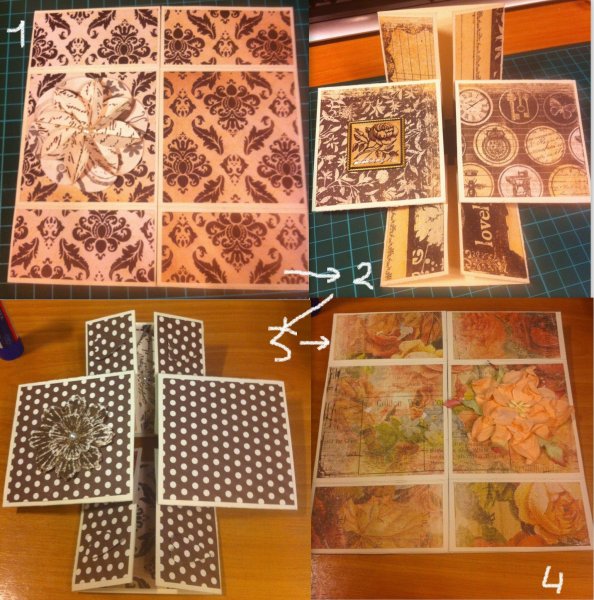 Бесконечная открытка мастер класс