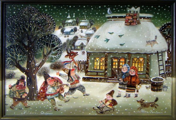 Рождественские открытки на украинском языке