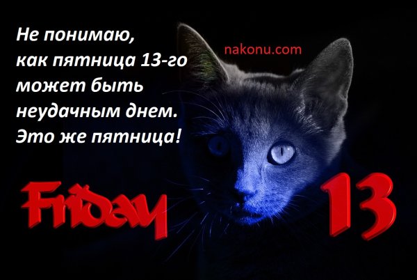 Пятница 13 поздравления