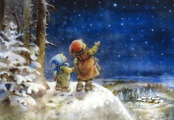 Ники Боэм художник Рождество