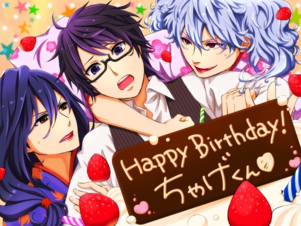 Аниме поздравление с днем рождения
