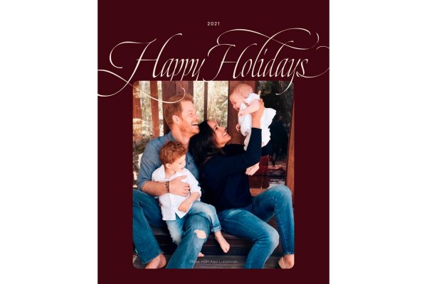 Рождественская открытка Гарри и Меган 2021