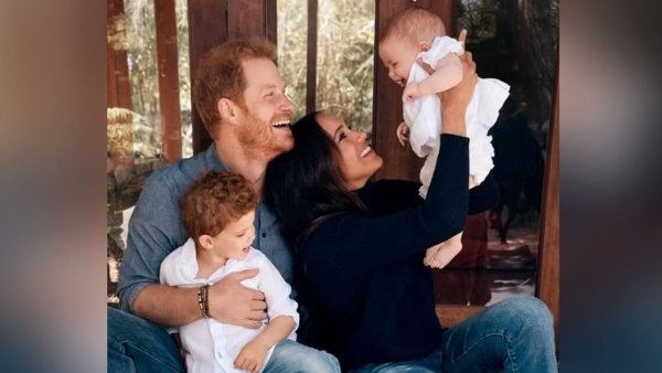 Меган Маркл и принц Гарри с детьми 2022