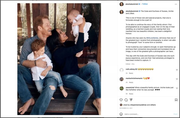 Дочь Меган Маркл и принца Гарри Лилибет