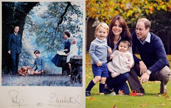 Рождественская открытка Меган и Гарри