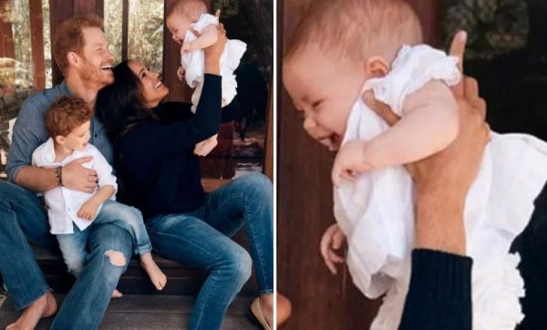 Фото Дочки принца Гарри и Меган