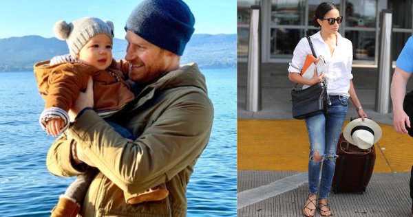 Меган Маркл и принц Гарри с детьми 2022