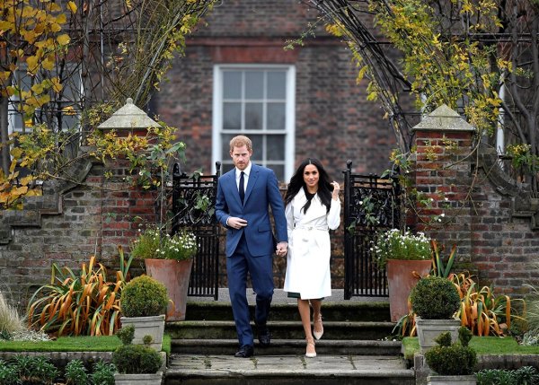 Гарри и Меган на Рождество