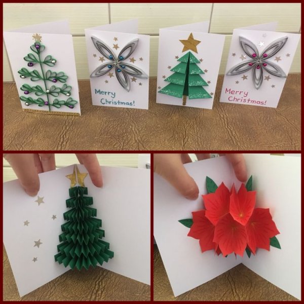 Новогодние поделки из бумаги