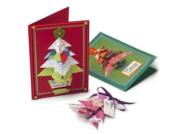 Оригами Новогодняя елка