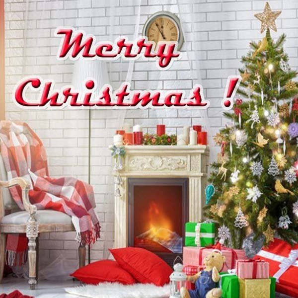 Открытка на Рождество на англиско