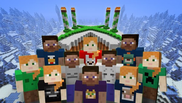 Майнкрафт с днем рождения