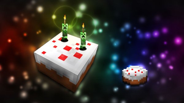 Детское приглашение на день рождения в стиле майнкрафт