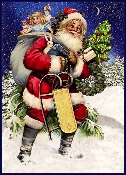 Новогодние открытки из Германии