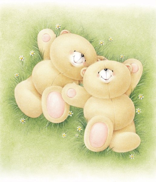 Радостный мишка