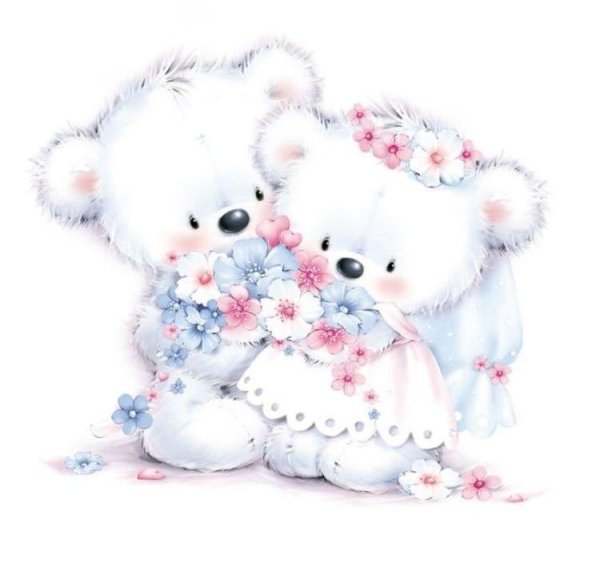 Мишки от художника Марины Федотовой.