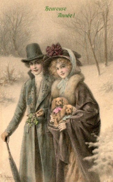 Открытки викторианской эпохи