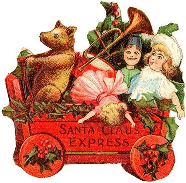 Винтажные открытки с новым годом