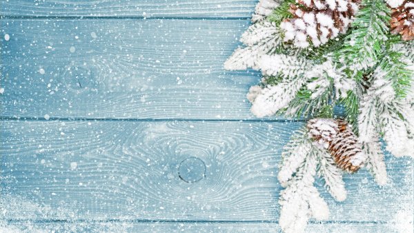 Зимний фон для фотокниги