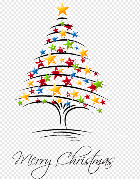 Стилизованная Новогодняя елка