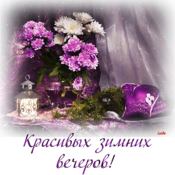 Уютного зимнего вечера и хорошего настроения