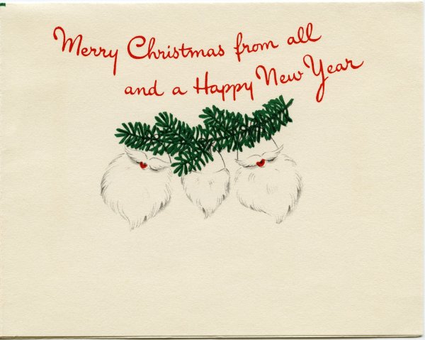 Merry Christmas and Happy New year Винтаж