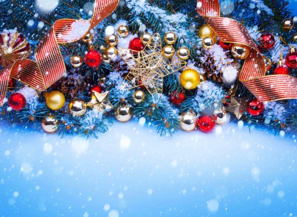 Новогодний фон для открытки