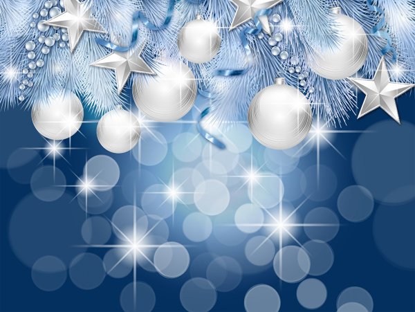 Красивый новогодний фон