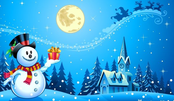 Новогодний фон