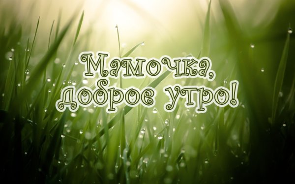 Открытки с добрым утром маме