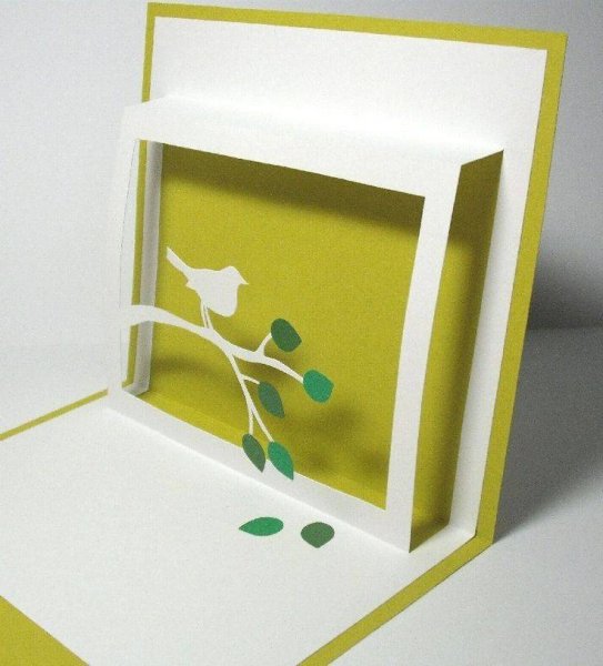 Объёмные открытки своими