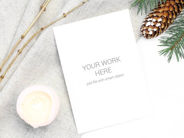 Mockup новый год