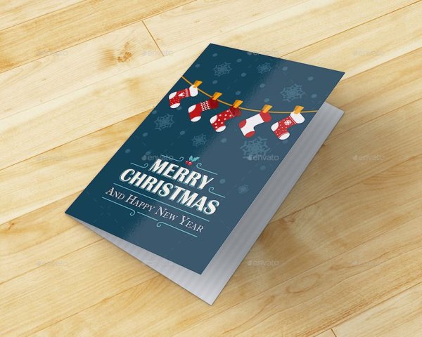 Новогодний мокап для книги