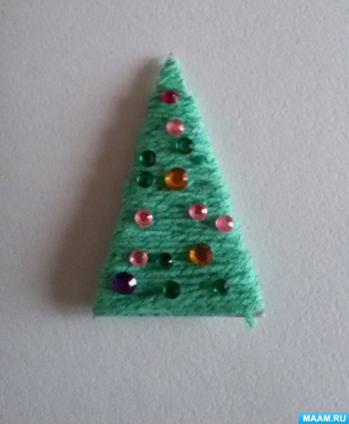 Изонить новый год